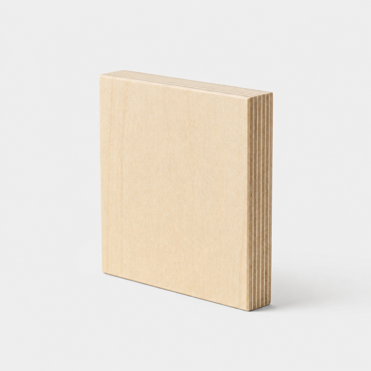 Close-up of birch plywood grain